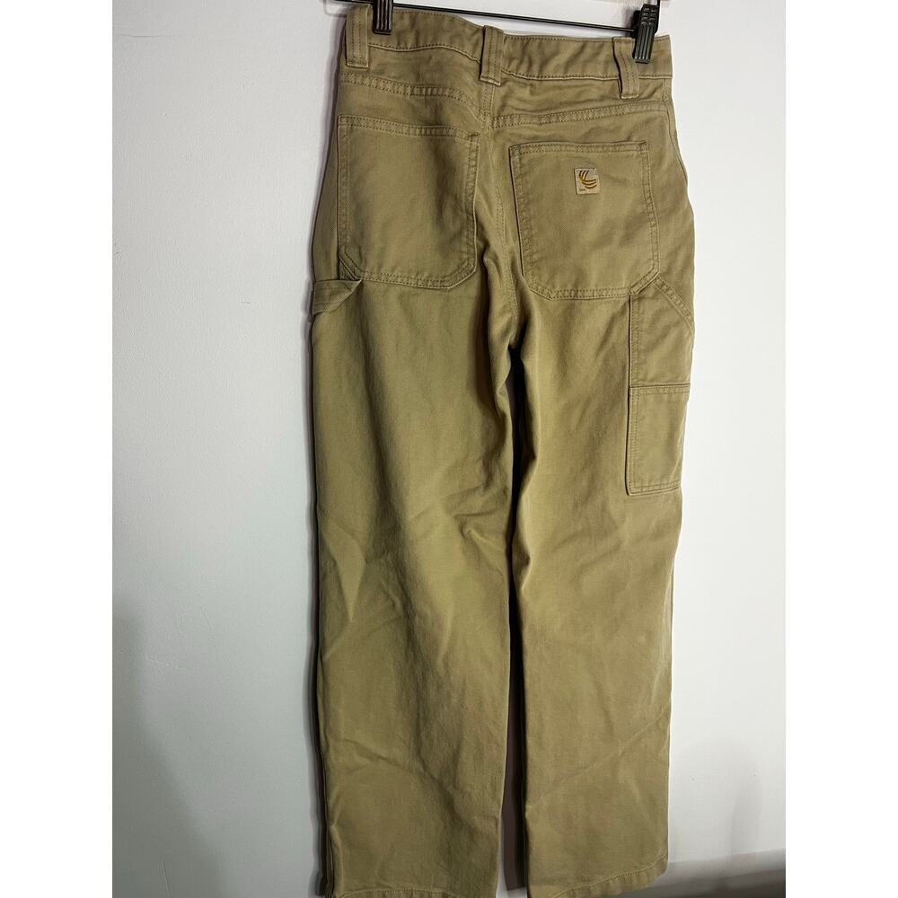 TNA Boyfriend Jeans in Khaki Size 00 25 in waist and 26 in inseam - Picture 5 of 5